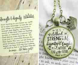 Faith Jewelry | She Is Clothed In Strength & Deep Waters Gutsy Goodness Bundle
