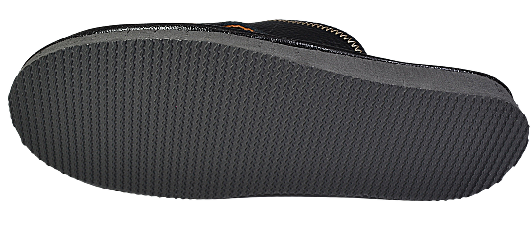 Galen - Mens black outdoor slippers - Reindeer Leather