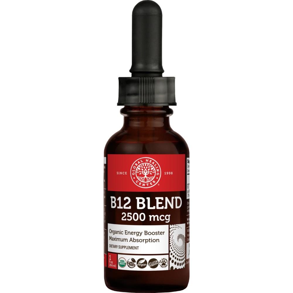 Global Healing B12 Blend 2500mcg Bottle 1oz