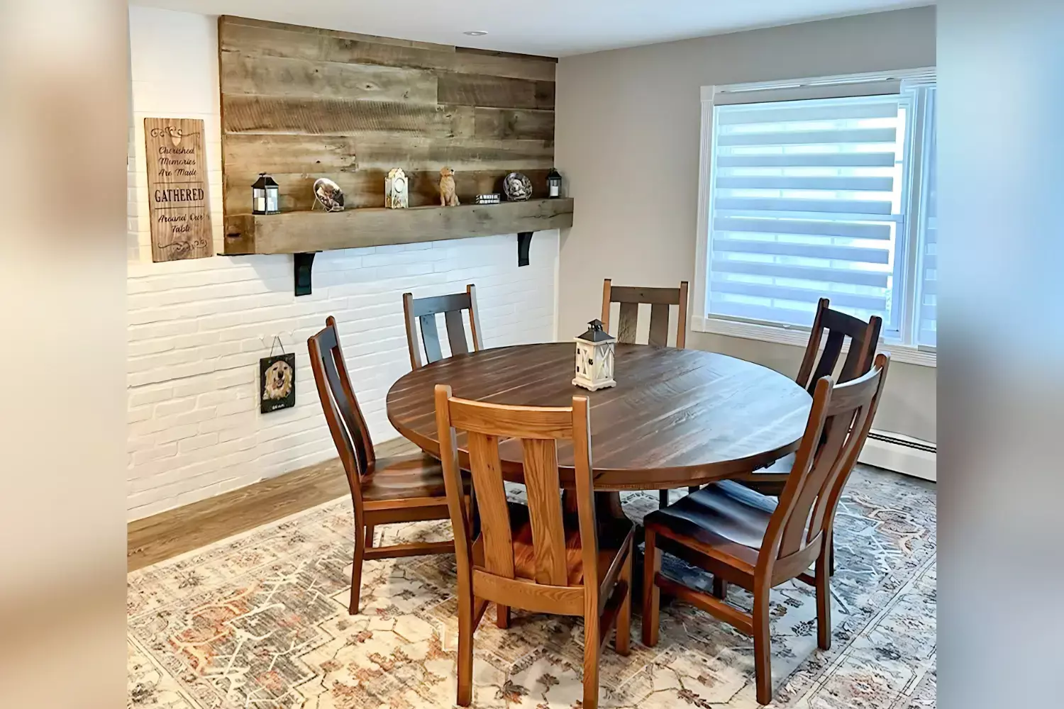 Reclaimed Wood Dining Table and Chairs