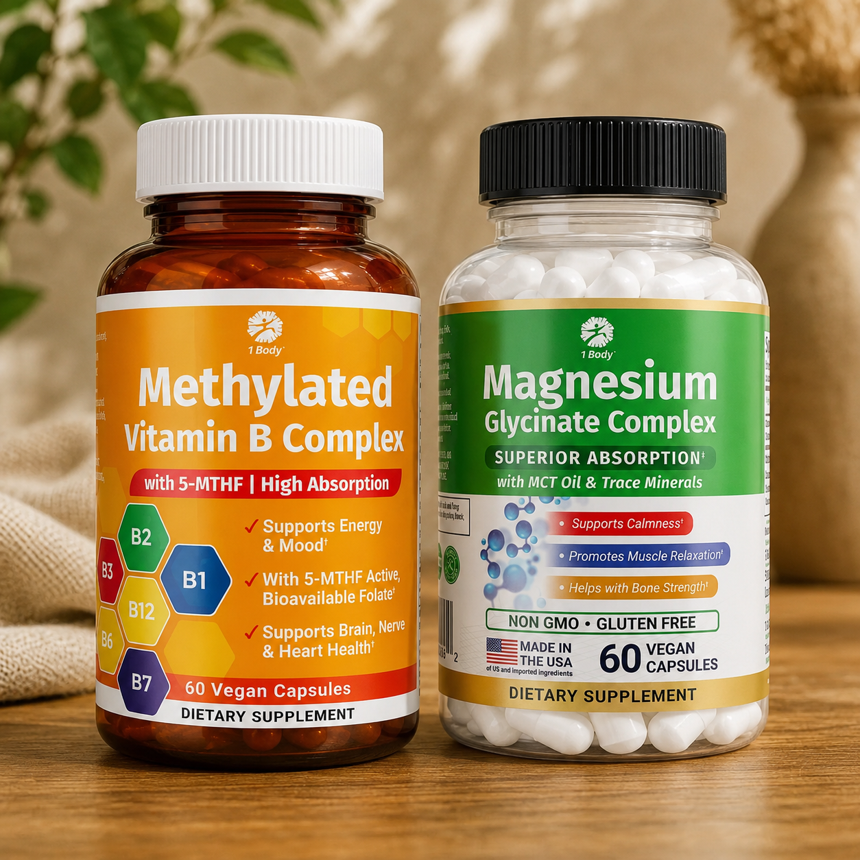 a visual representation of the product Magnesium Bisglycinatebottle and box
