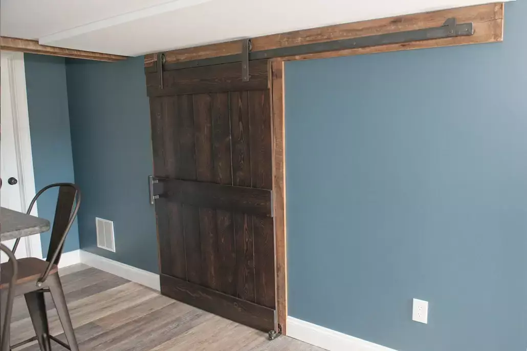 knotty alder barn door