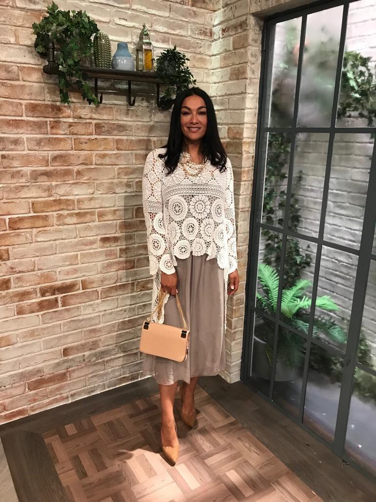 Crochet Overlay Dress
