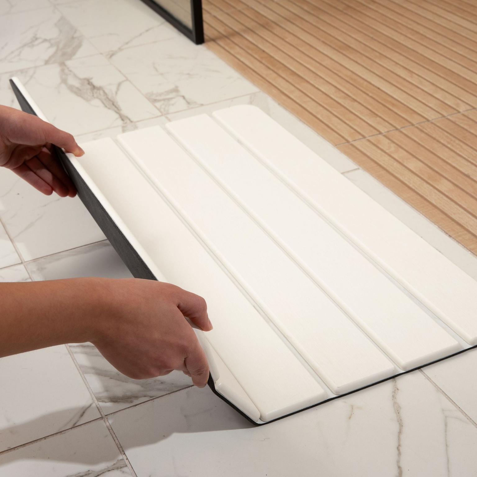 LUXX ONE Stone Mat in bathroom and kitchen
