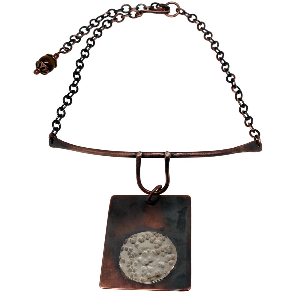 Beauty Marks Mixed Metal Choker Necklace by Junebug Jewelry Designs