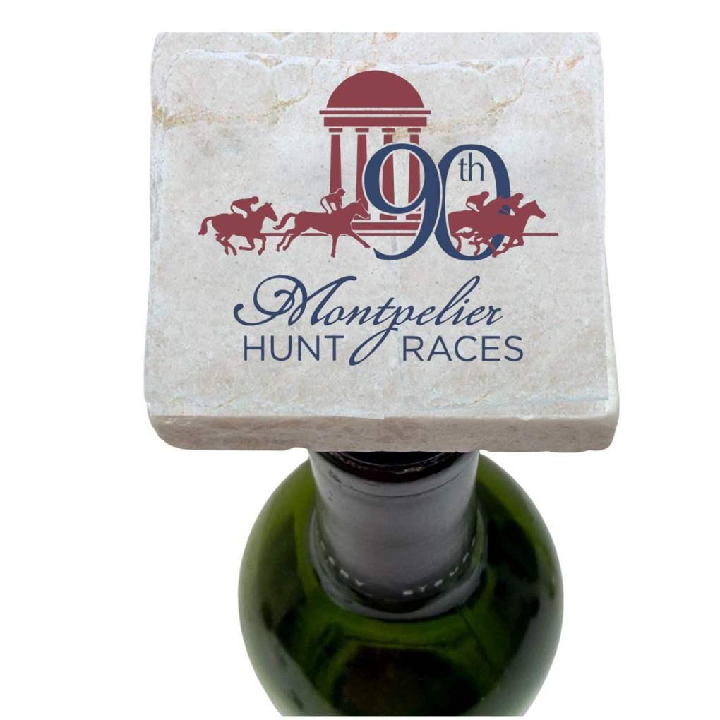 The Classic Legacy Custom Wine Bottle stopper features a large chunk of marble featuring YOUR logo.  Each is handcrafted and made in the USA.  Allow 3 weeks for custom orders.  