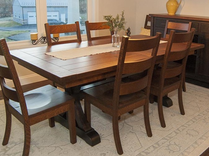 Pathway Dining Table with Trestle Base