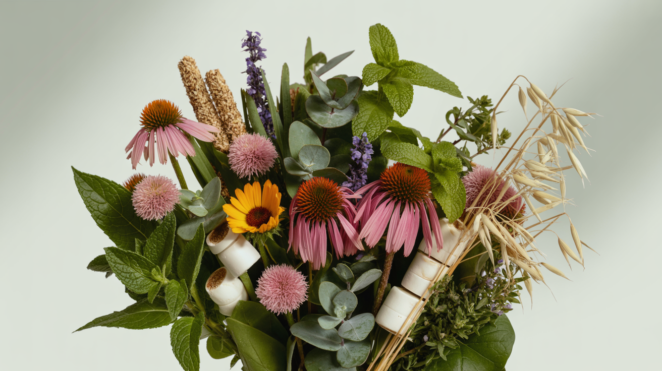 herbs found in extraction balm for skin tag removal