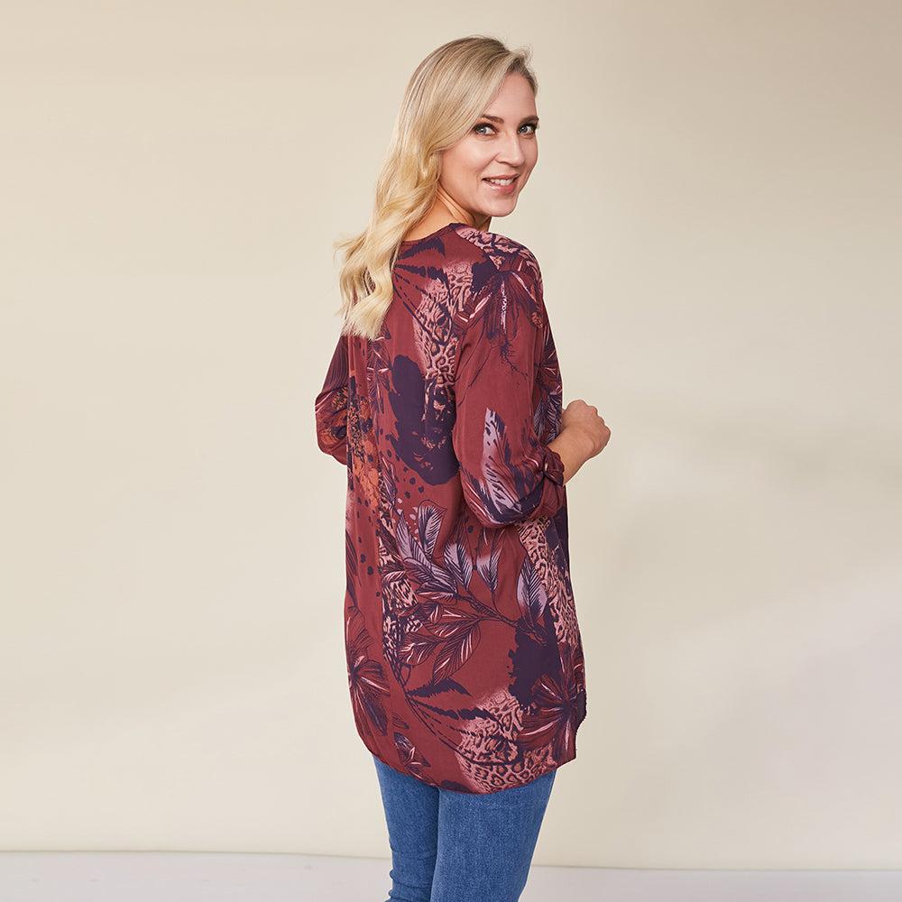 Eli Top (Burgundy)
