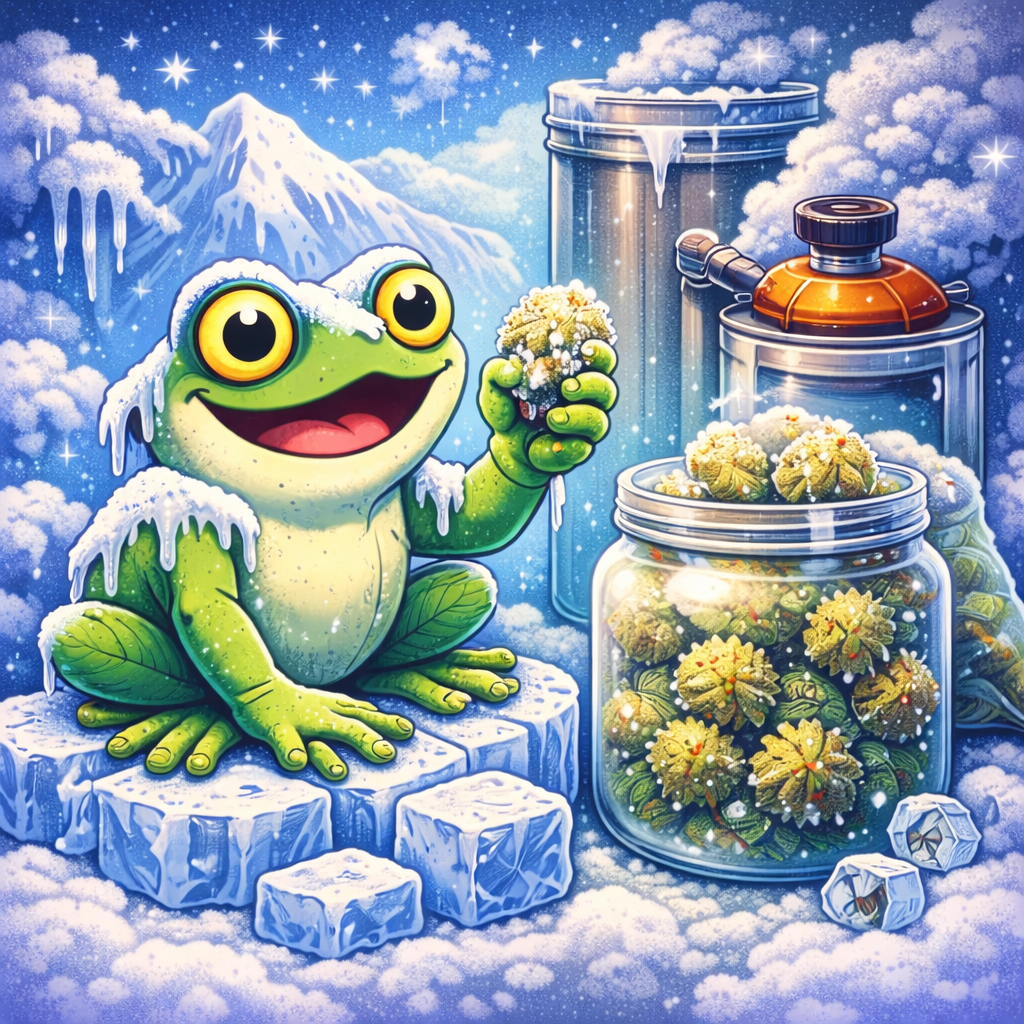 Frogs & Frozen Weed