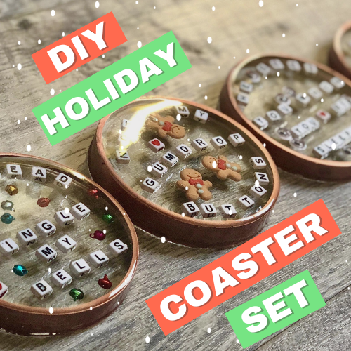 How to make your own holiday coaster set with epoxy resin