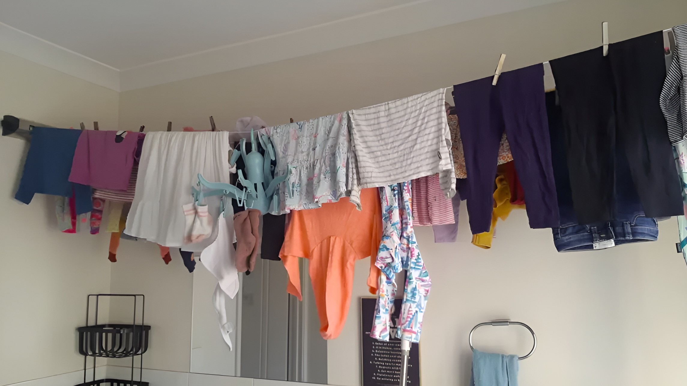 Heavy Duty Wall Mounted Washing Line Narrow Niche: Solutions for Narrow Areas