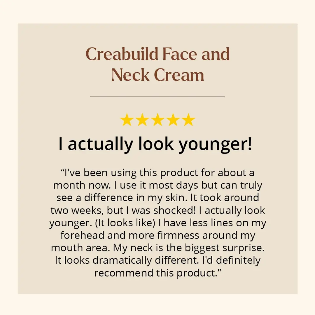 Mini Cerabuild Face and Neck Cream client testimonial
