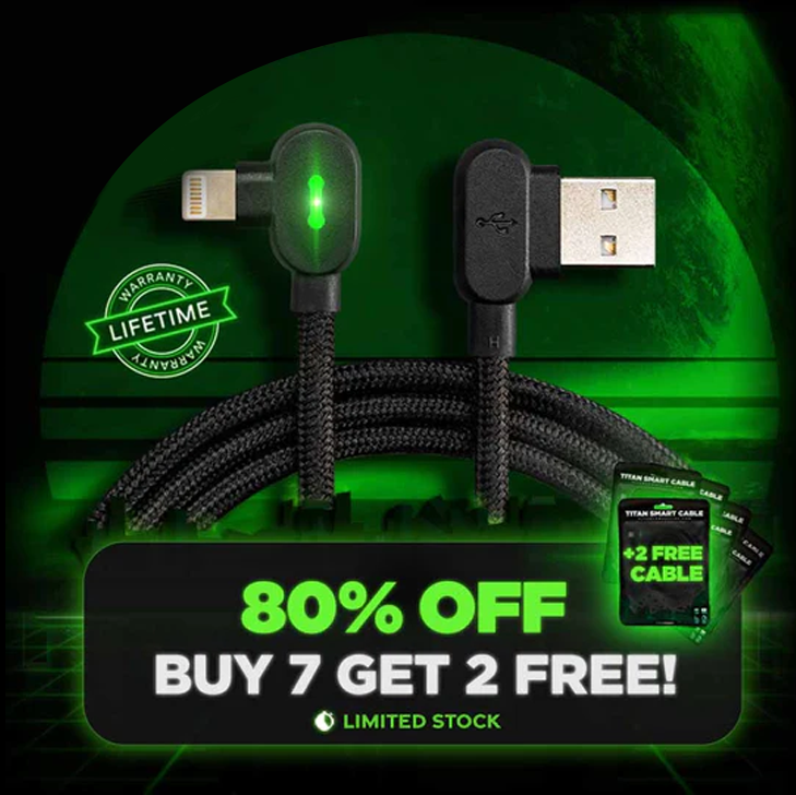 The Titan Smart Cable™ (8-Pack) - Black Friday