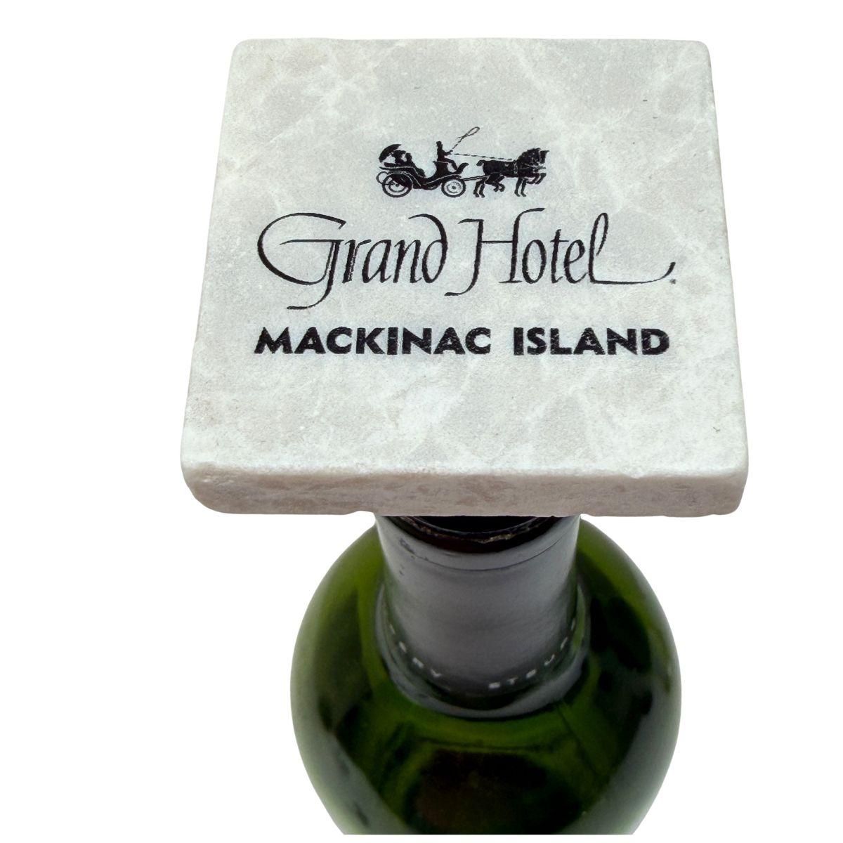Custom Logo Marble Wine Stopper Designed by Classic Legacy