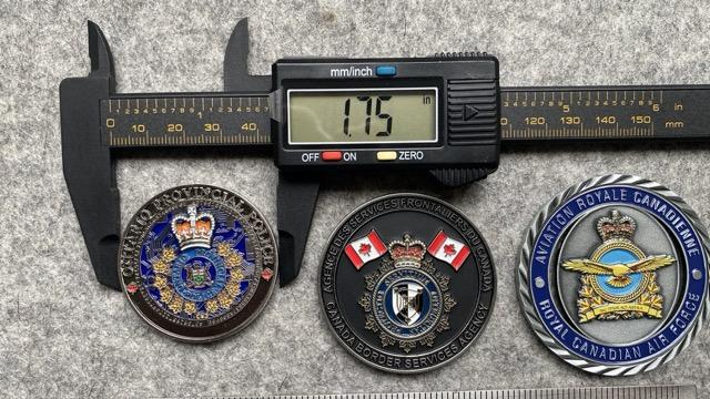 Challenge Coin Size 1.75 inch