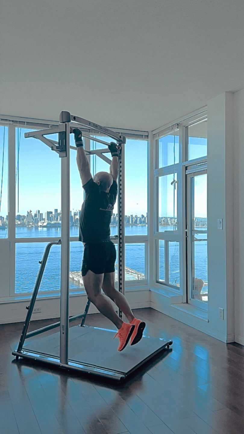 pullup on adjustable pull up bar