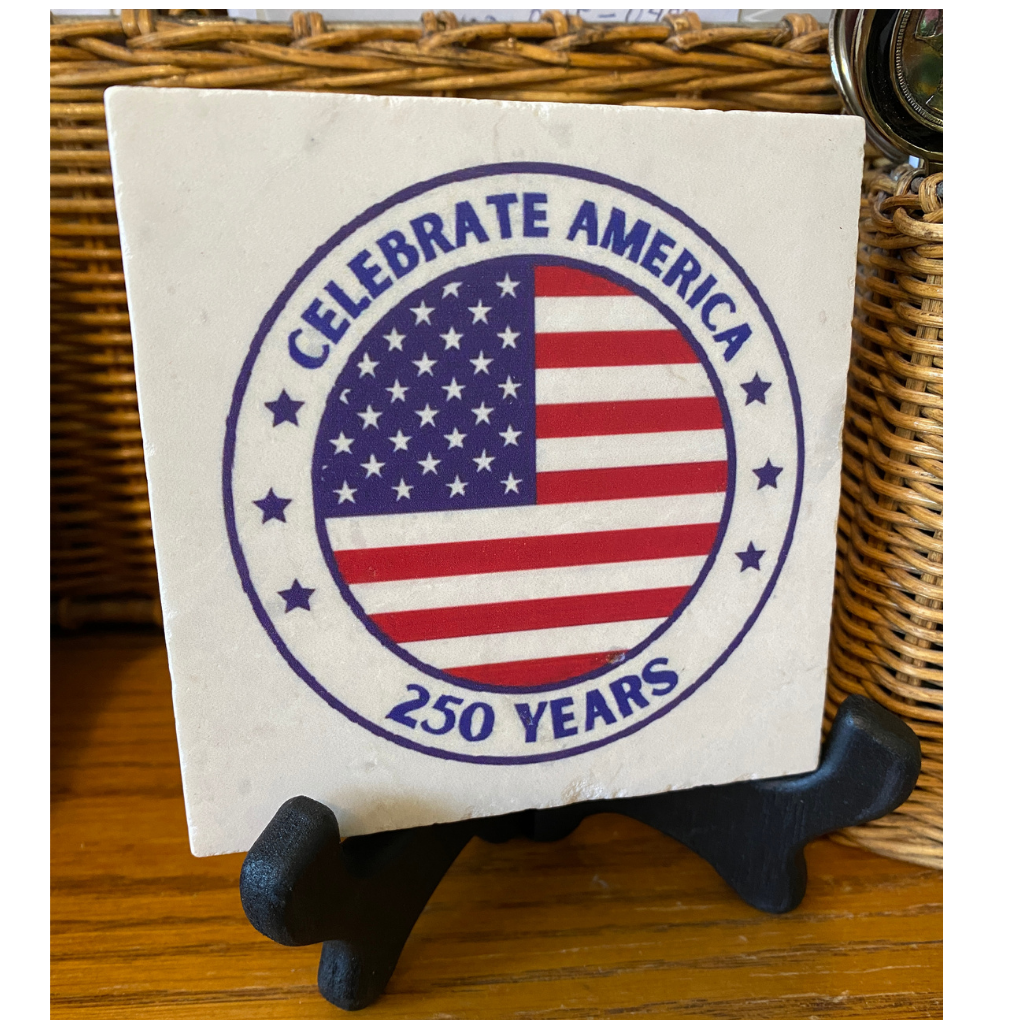 Marble Coaster to Celebrate America 250