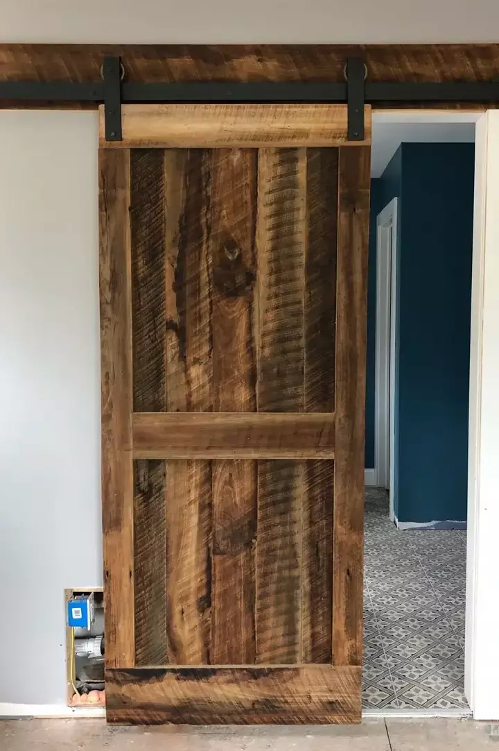 Midrail Reclaimed Barn Wood Barn Door