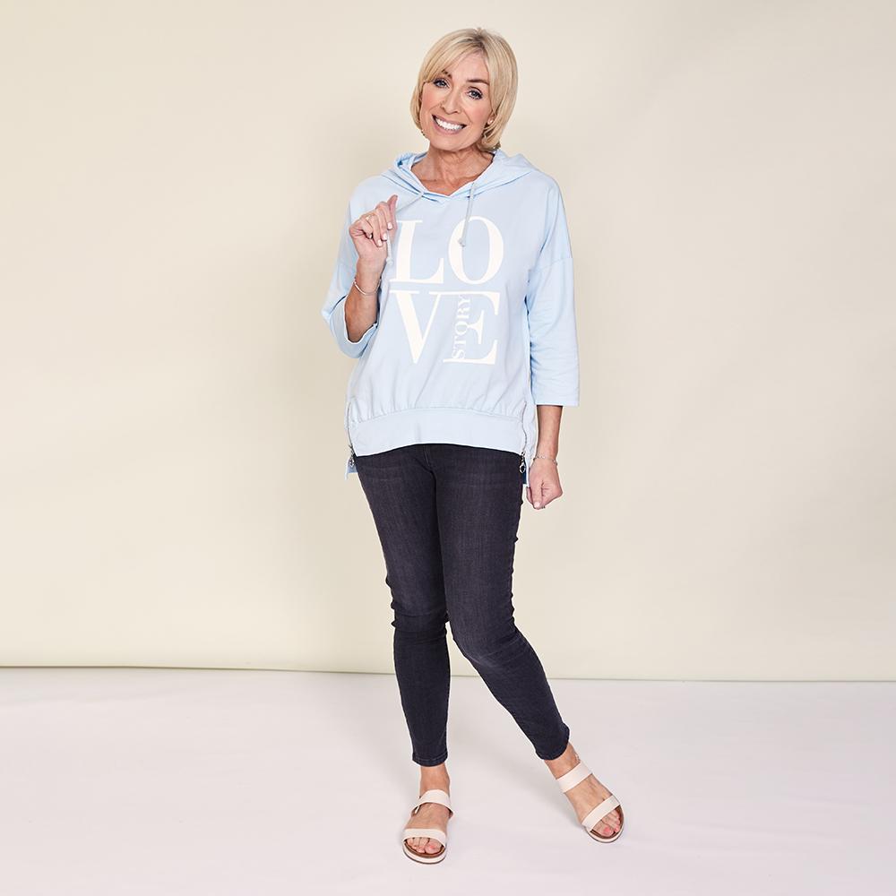 Debbie Top (Baby Blue)