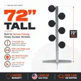 72 inches tall