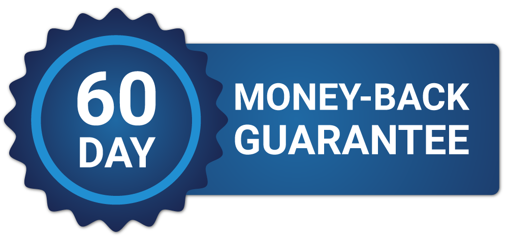 60-day money back guarantee