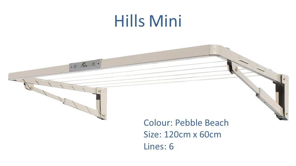 hills mini 120cm by 60cm clothesline