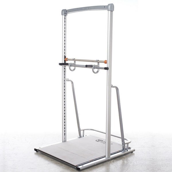 Free standing adjustable height bar pull up dip station by solostrength