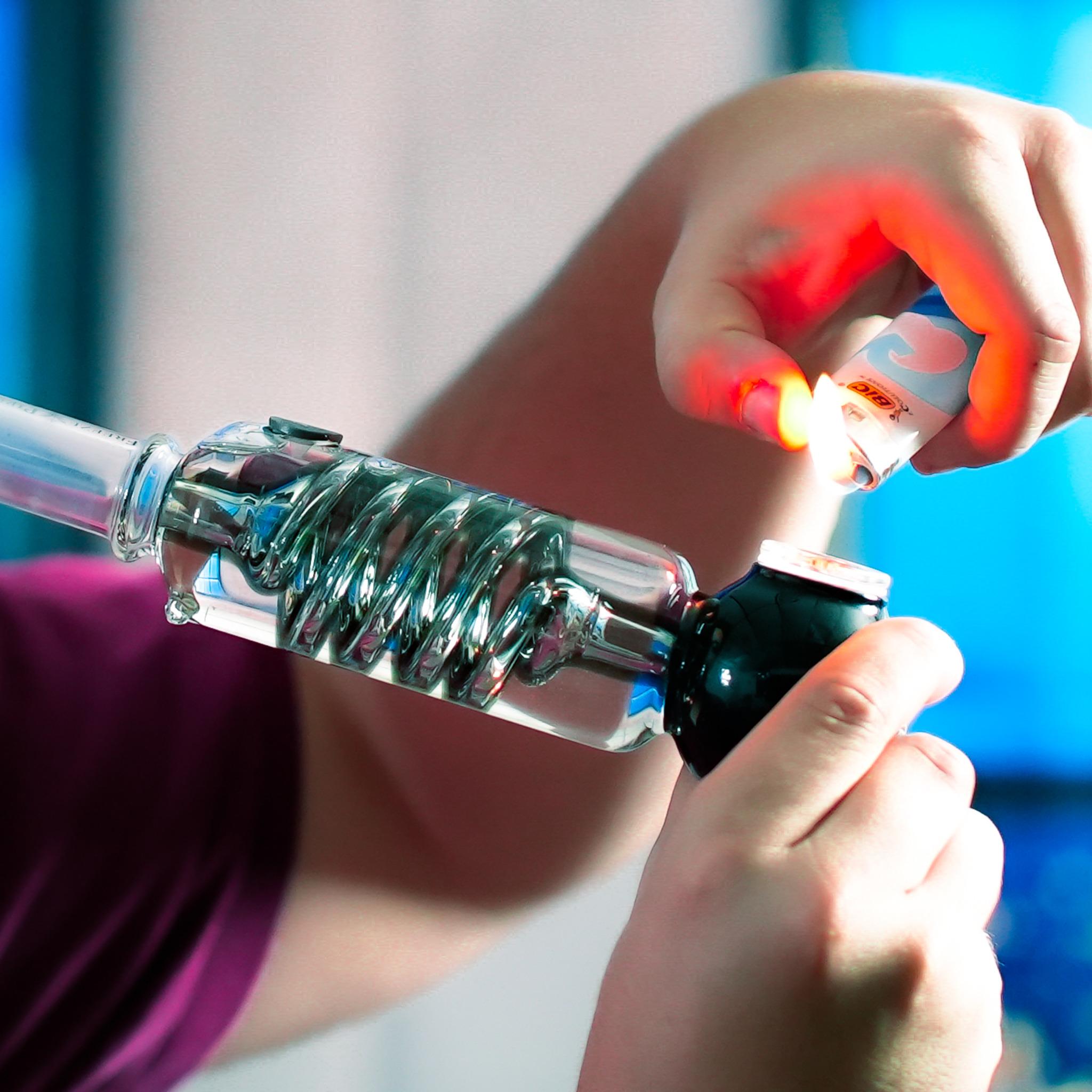freeze pipe dna being smoked