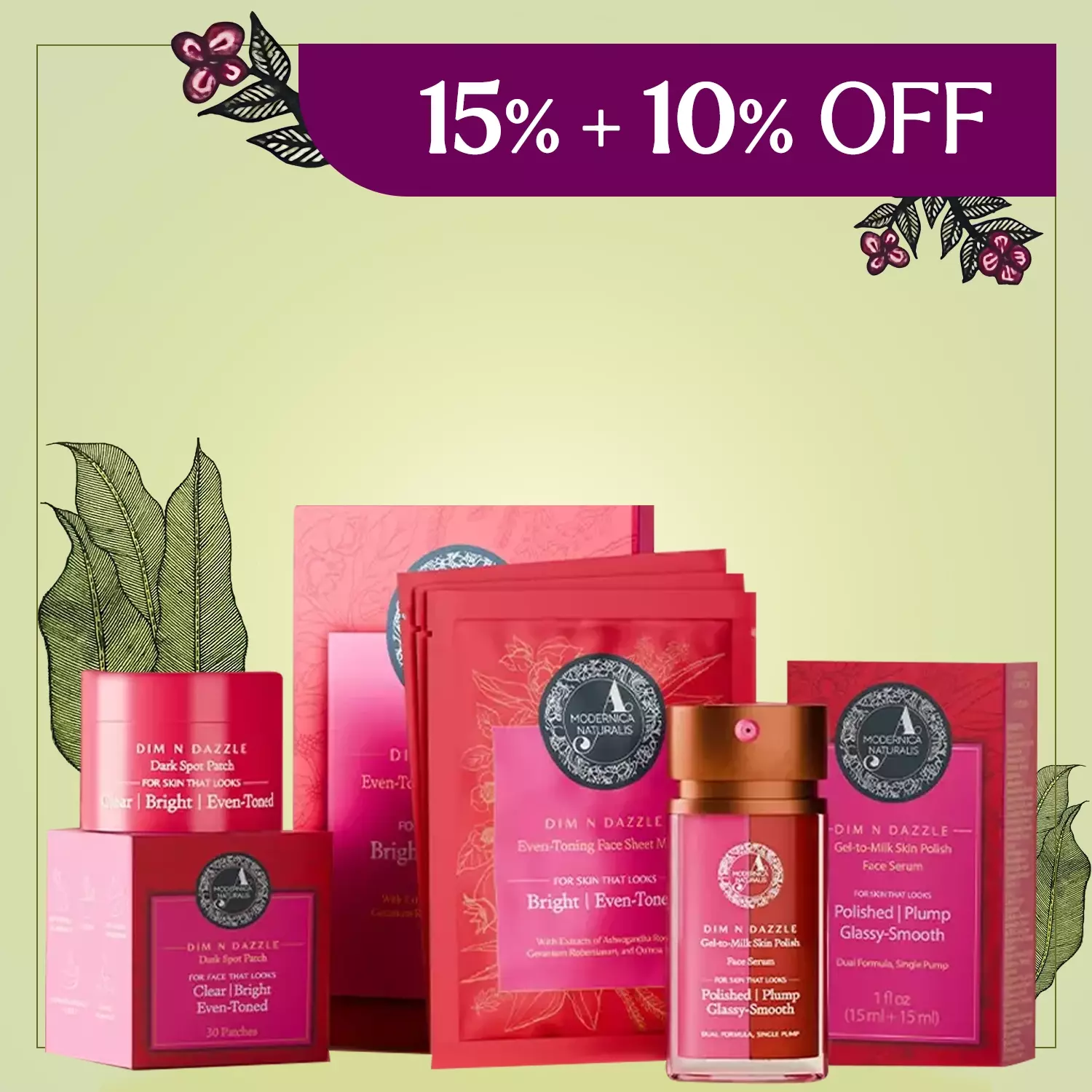 Dim N Dazzle Even-Toning Trio