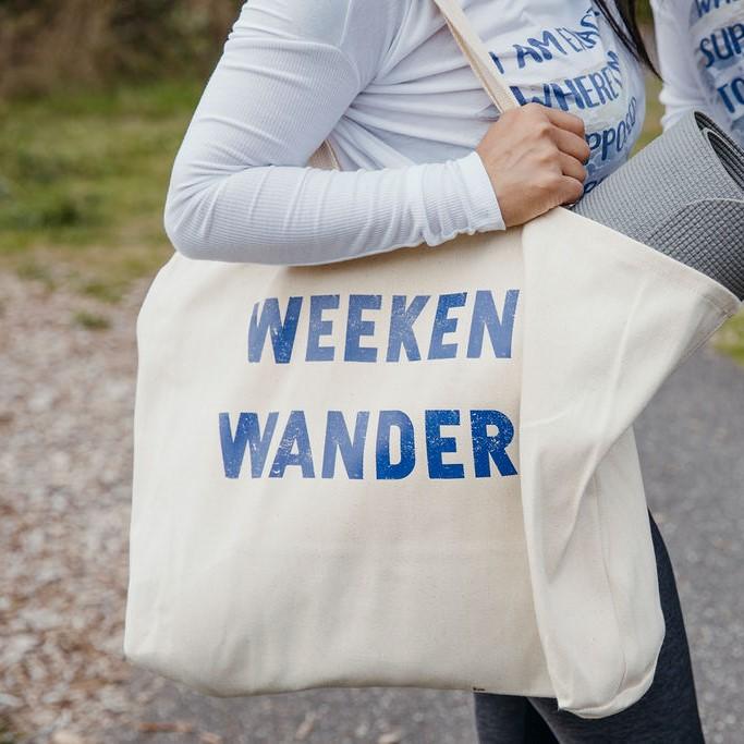 Weekend Wanderer Canvas Tote Bag