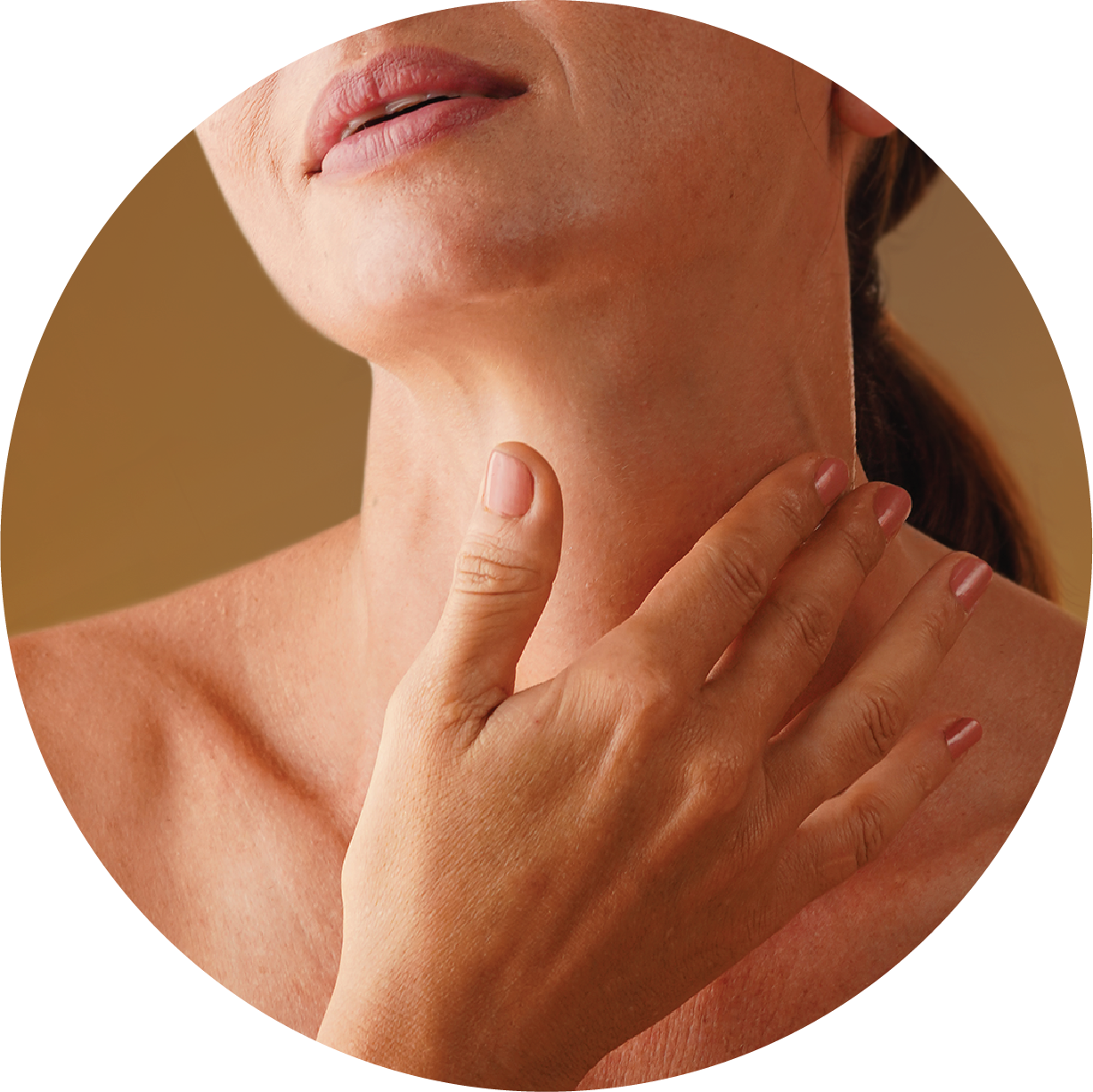 step 2. Glide Upward from collarbone to jaw, savoring the subtle botanical scent