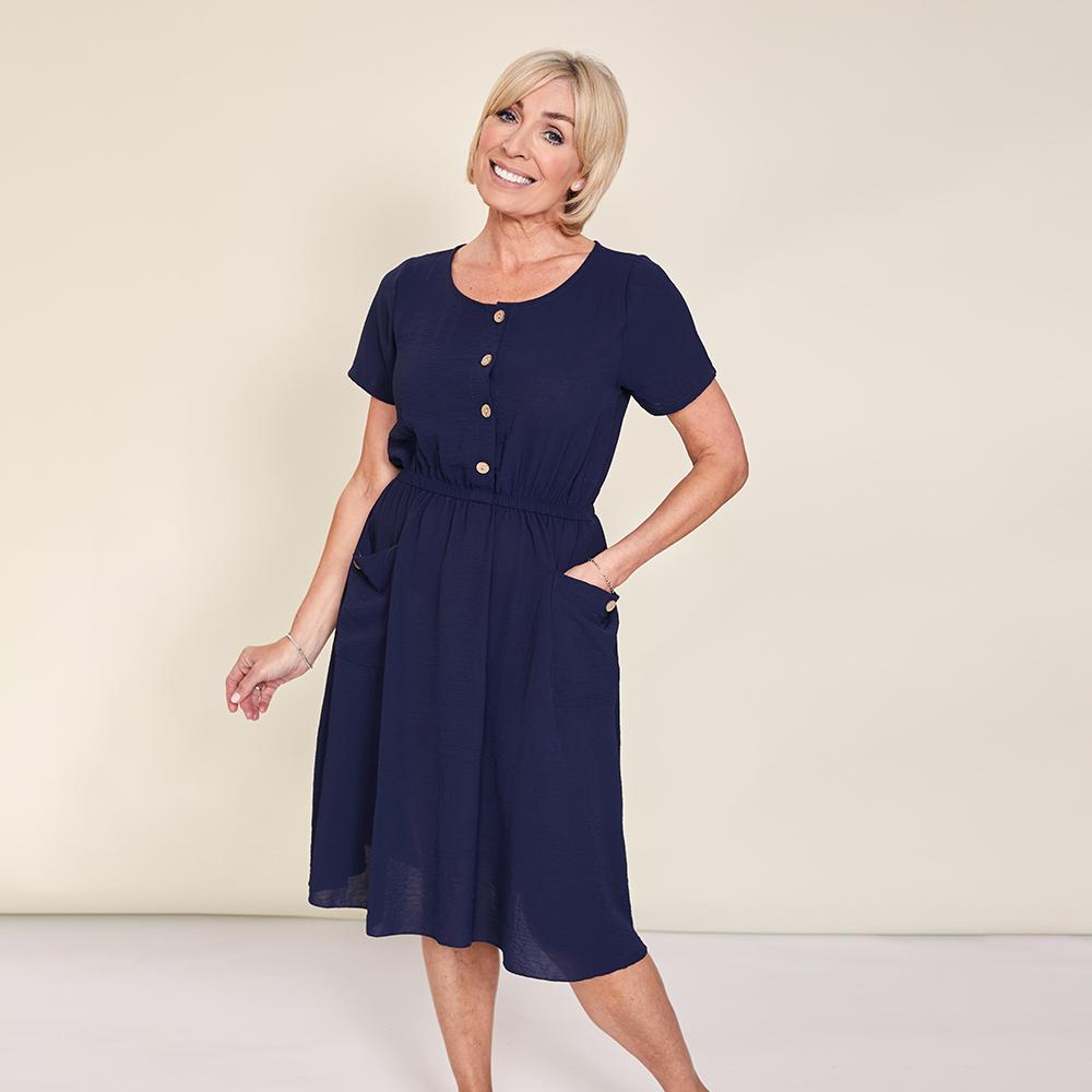 Kelly Dress (Navy)