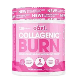 Obvi Collagenic Burn supplement jar
