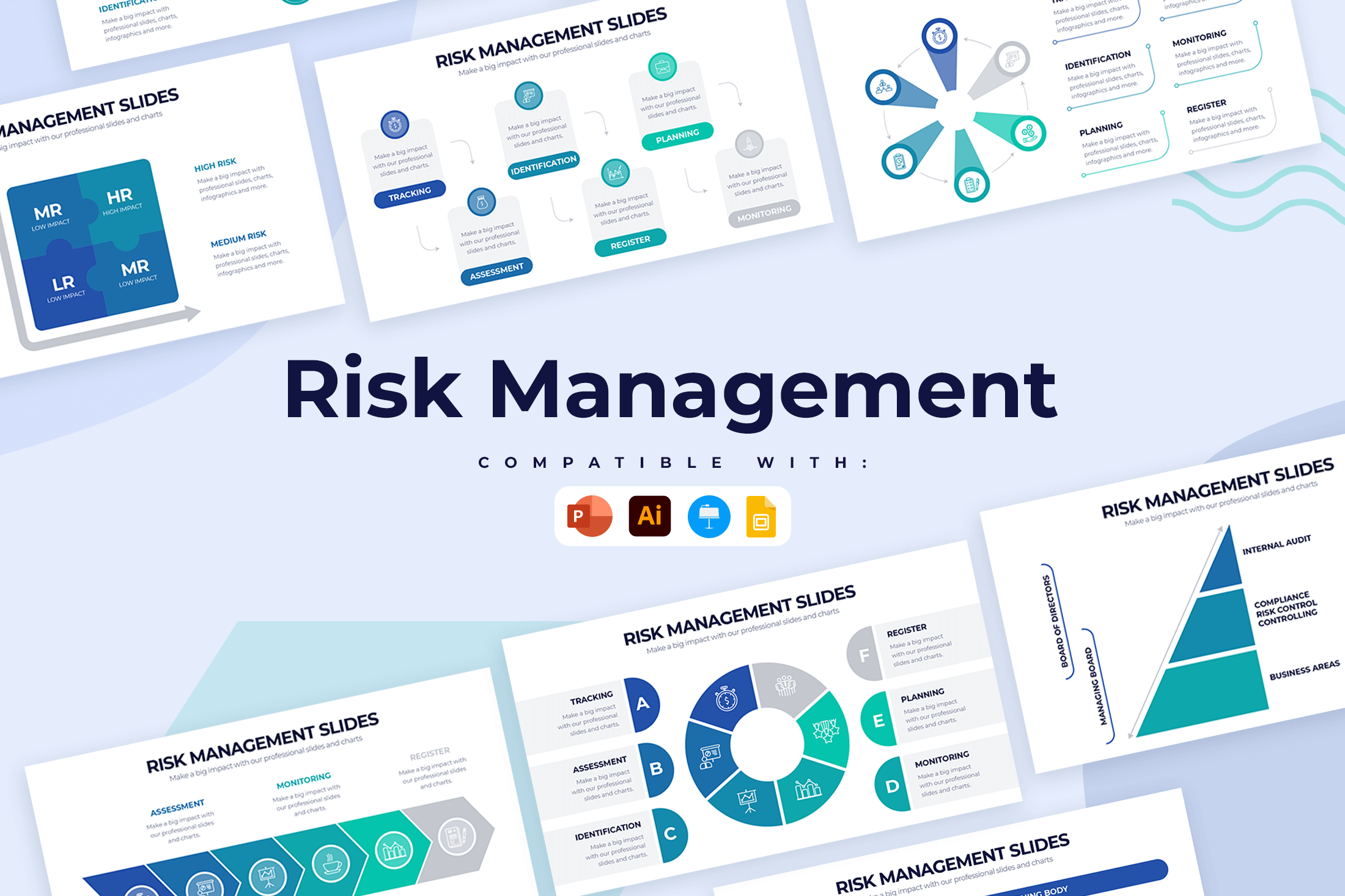 Summary PowerPoint Infographic Templates