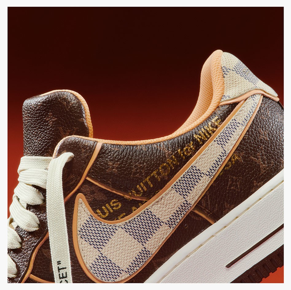 Virgil Abloh's Louis Vuitton x Nike Expression of the “Air Force 1 –  SNEAKER THRONE