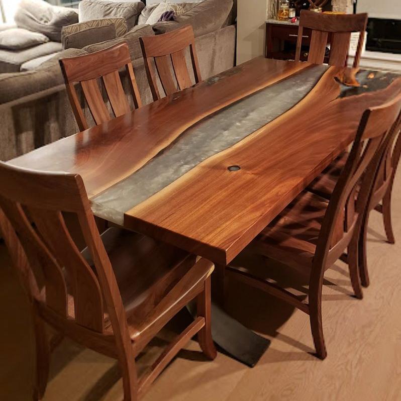 live edge river table