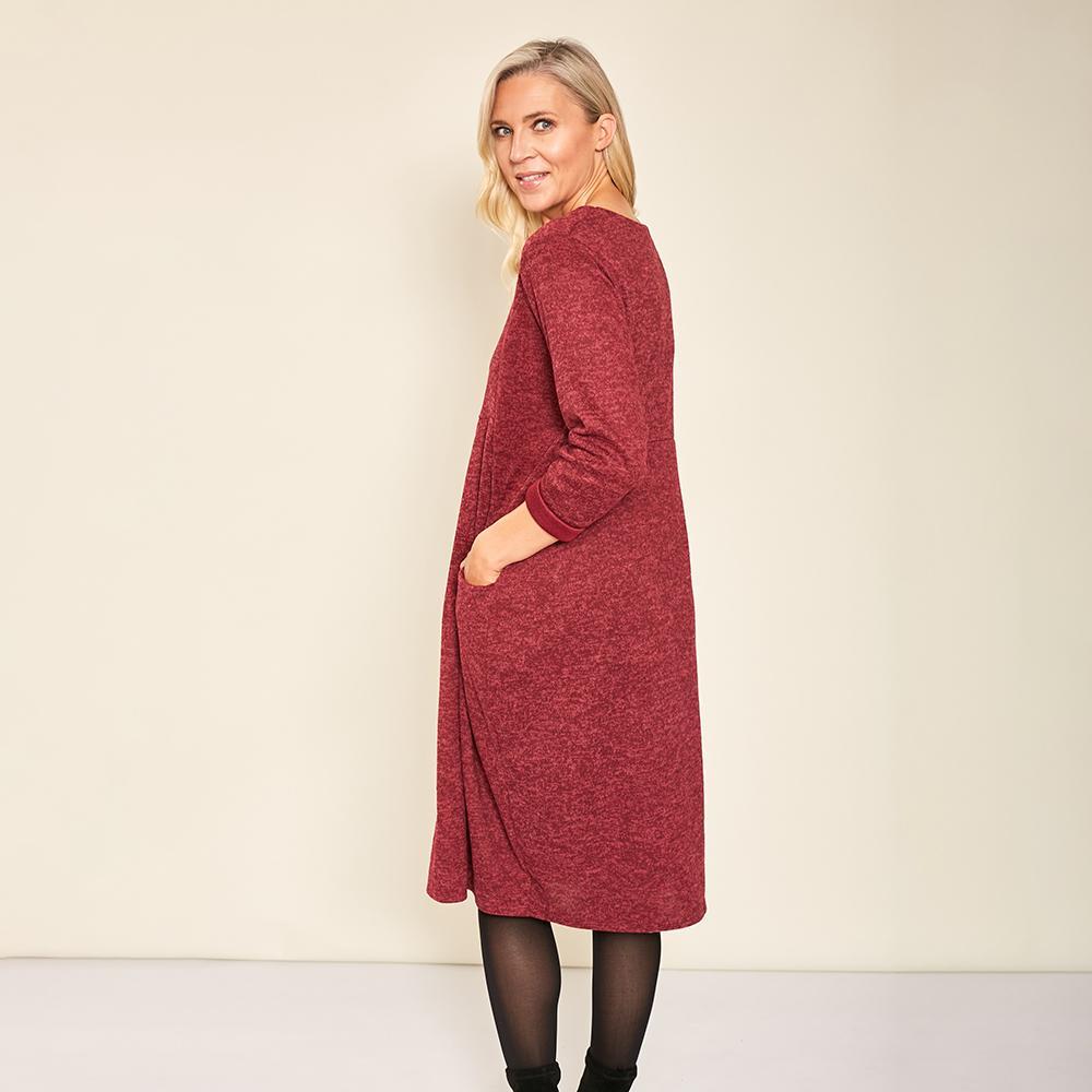 Luanne Dress (Wine)