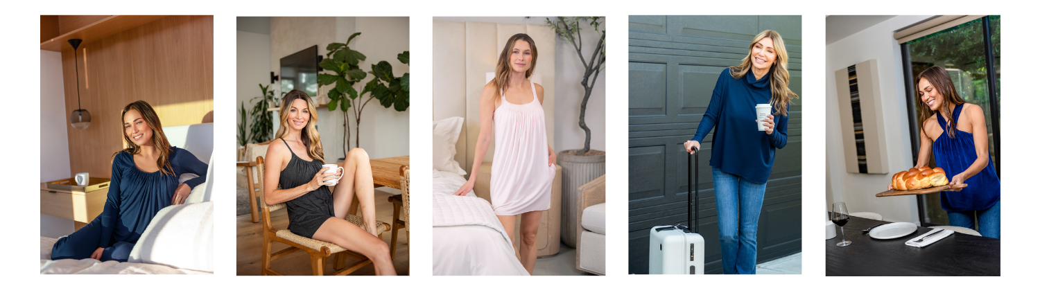 JJwinks tops displayed in different lifestyle settings