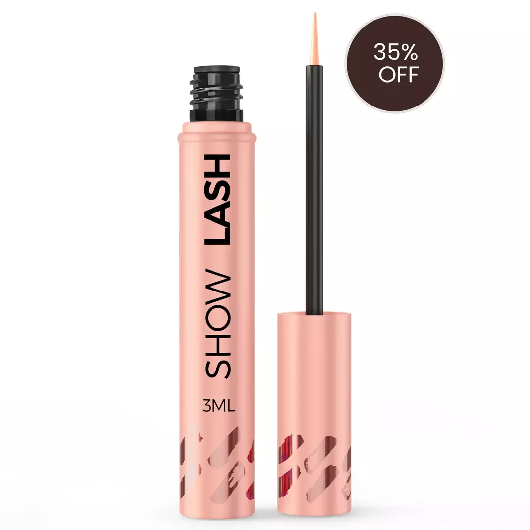 show lash eyelash serum, LeVaye' Cosmetics, eyelash growth serum