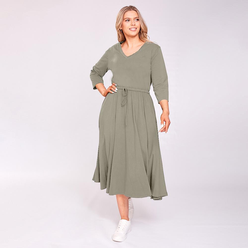 Ava Dress (Khaki)