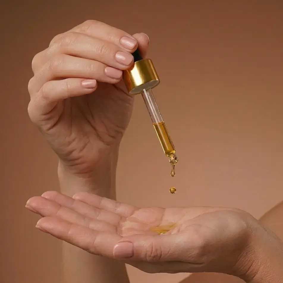 kesaradi drops on hand