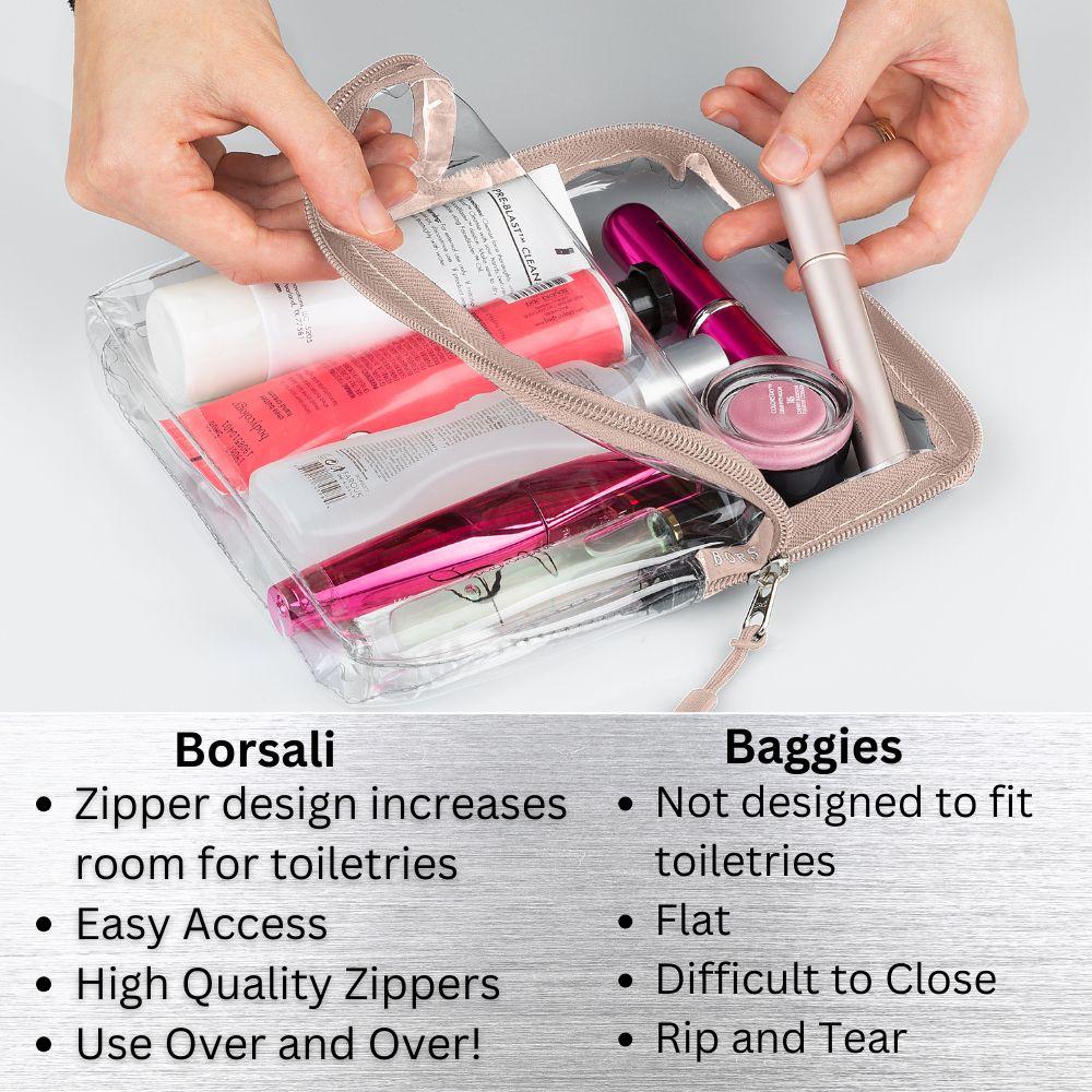 tsa approved clear toiletry bag