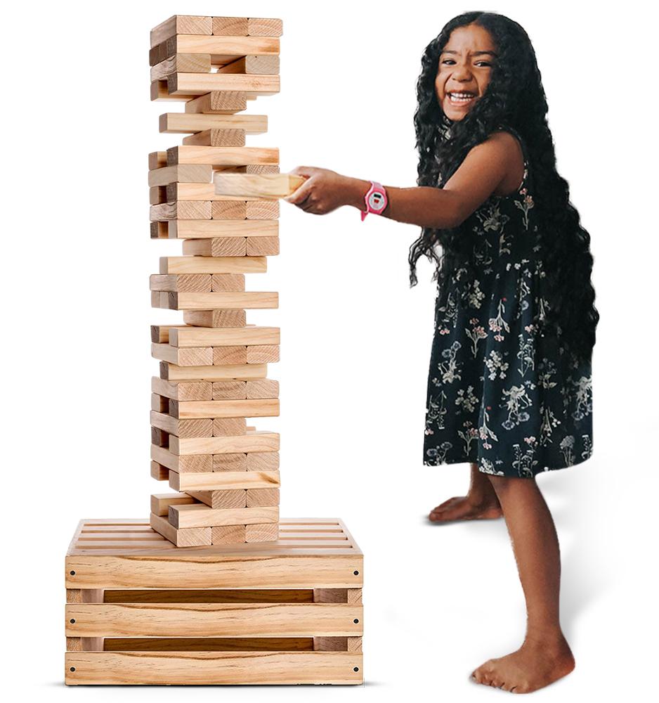 Jenga Giant Family, from John N. Hansen Co. Inc. and Totally Thomas Inc.