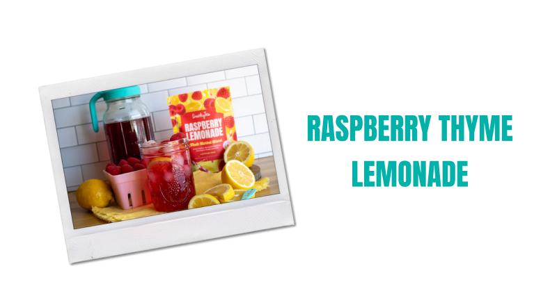 Raspberry Thyme Lemonade