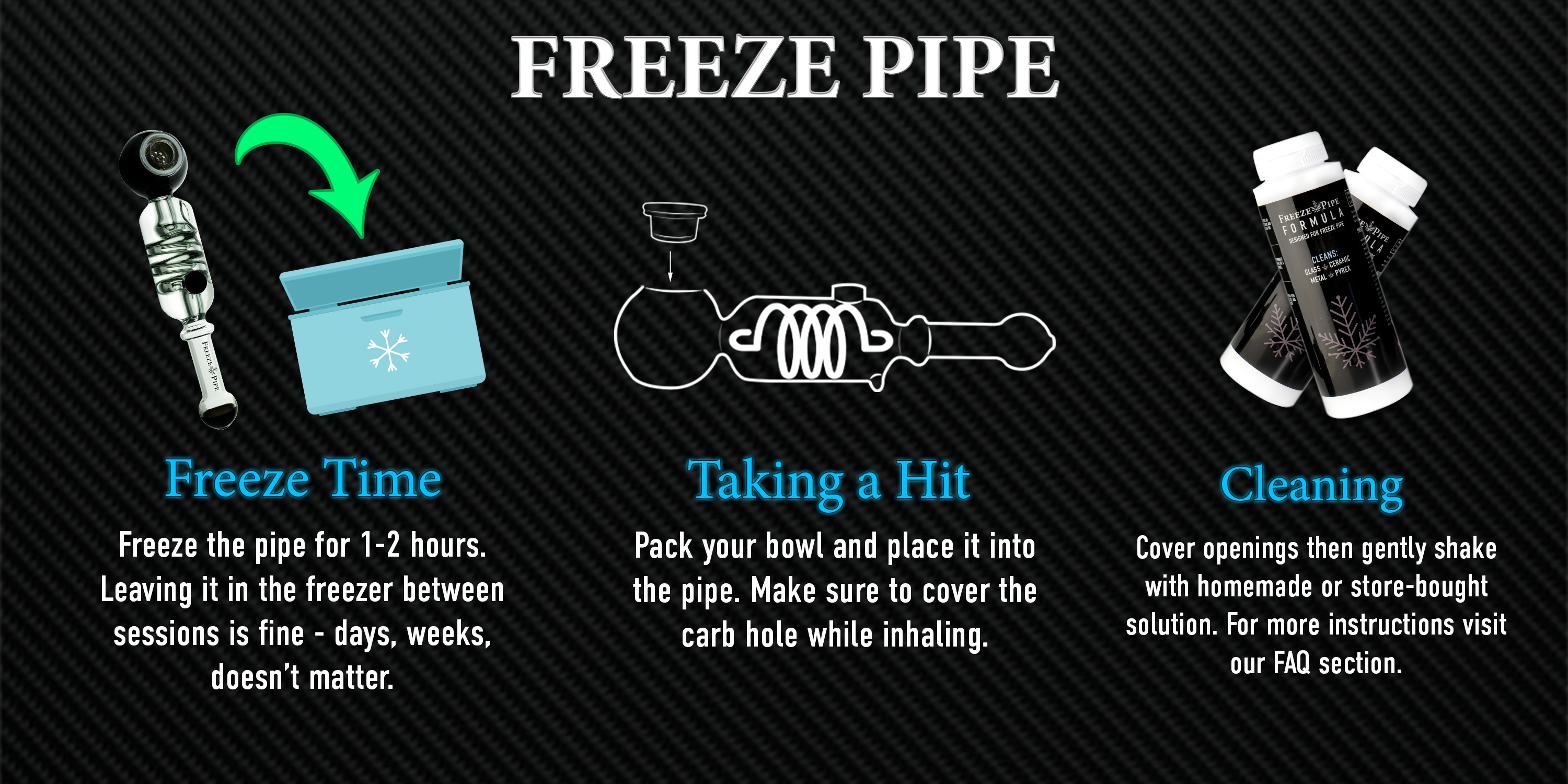 how to freeze pipe