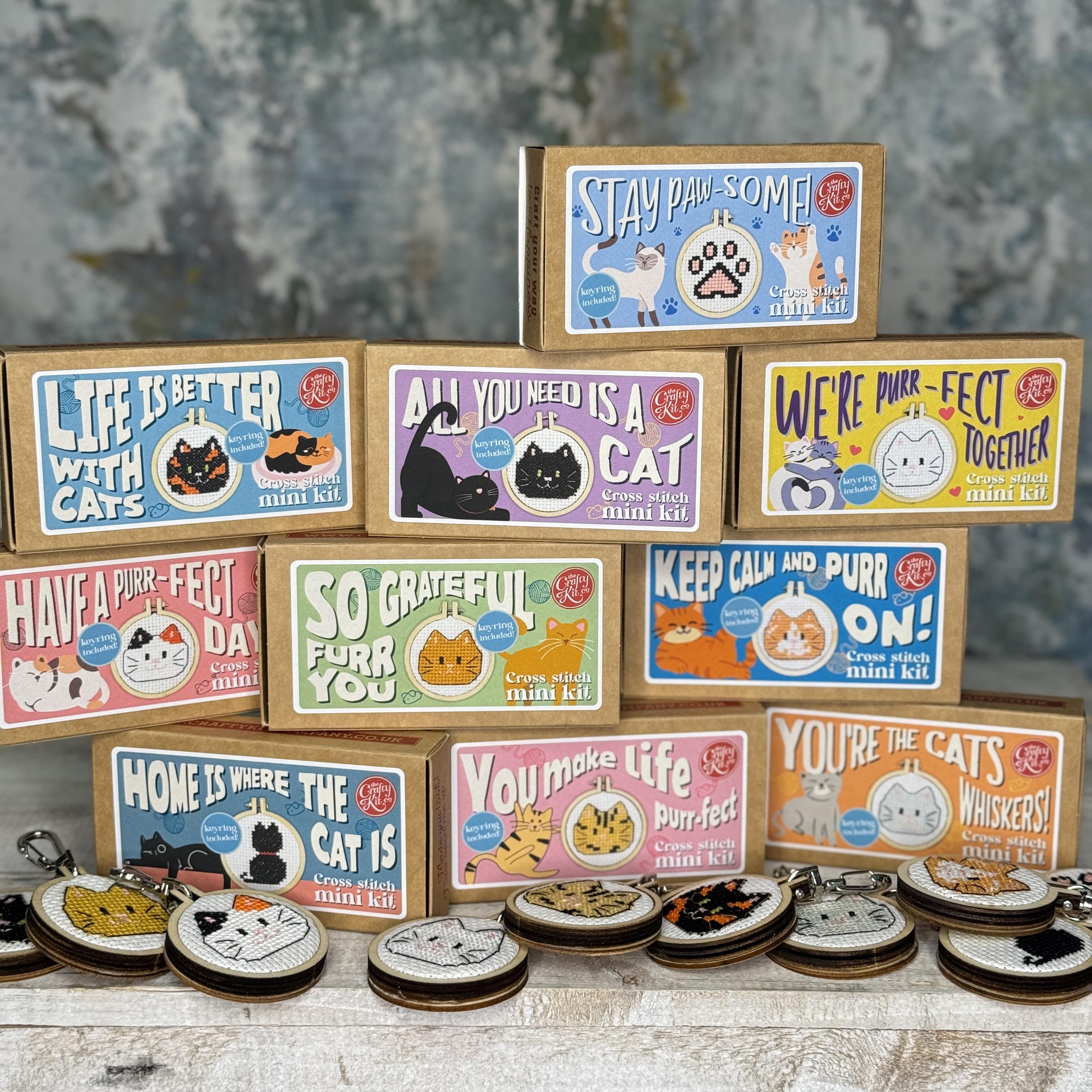 mini matchbox cross stitch kits