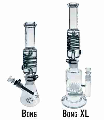 Freeze Pipe Bong and Bong XL