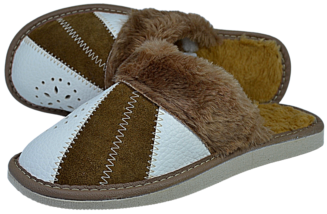 Nova - Women comfy slippers - Reindeer Leather