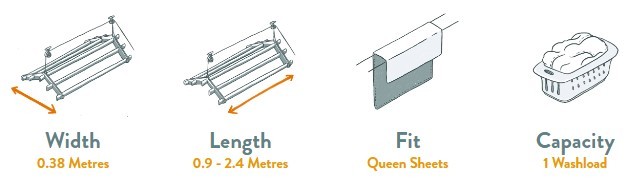 Victorian Ceiling Airer Specifications